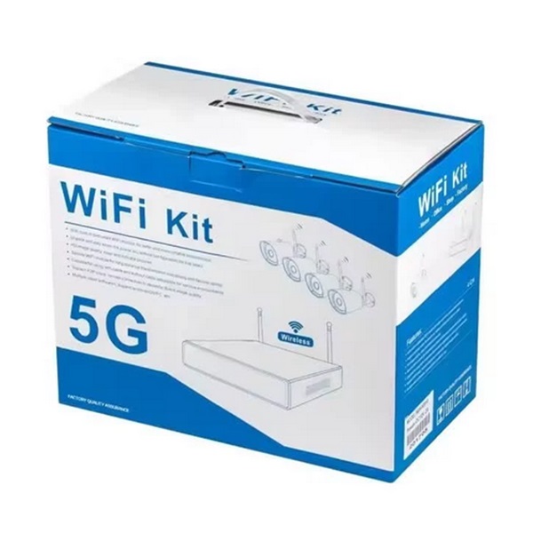 پکیج ۴ کانال وایرلس XMeye دید در شب رنگی 5G