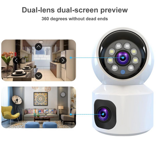 دوربین مداربسته بیبی کم دو لنز Pro O-KAM سیمکارتی مدل Baby Cam